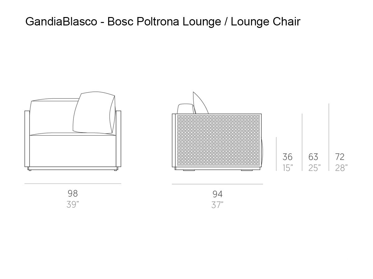 GandiaBlasco Bosc Lounge Chair