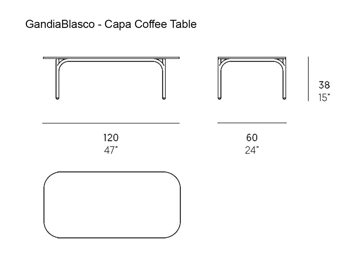 GandiaBlasco Capa Coffee Table