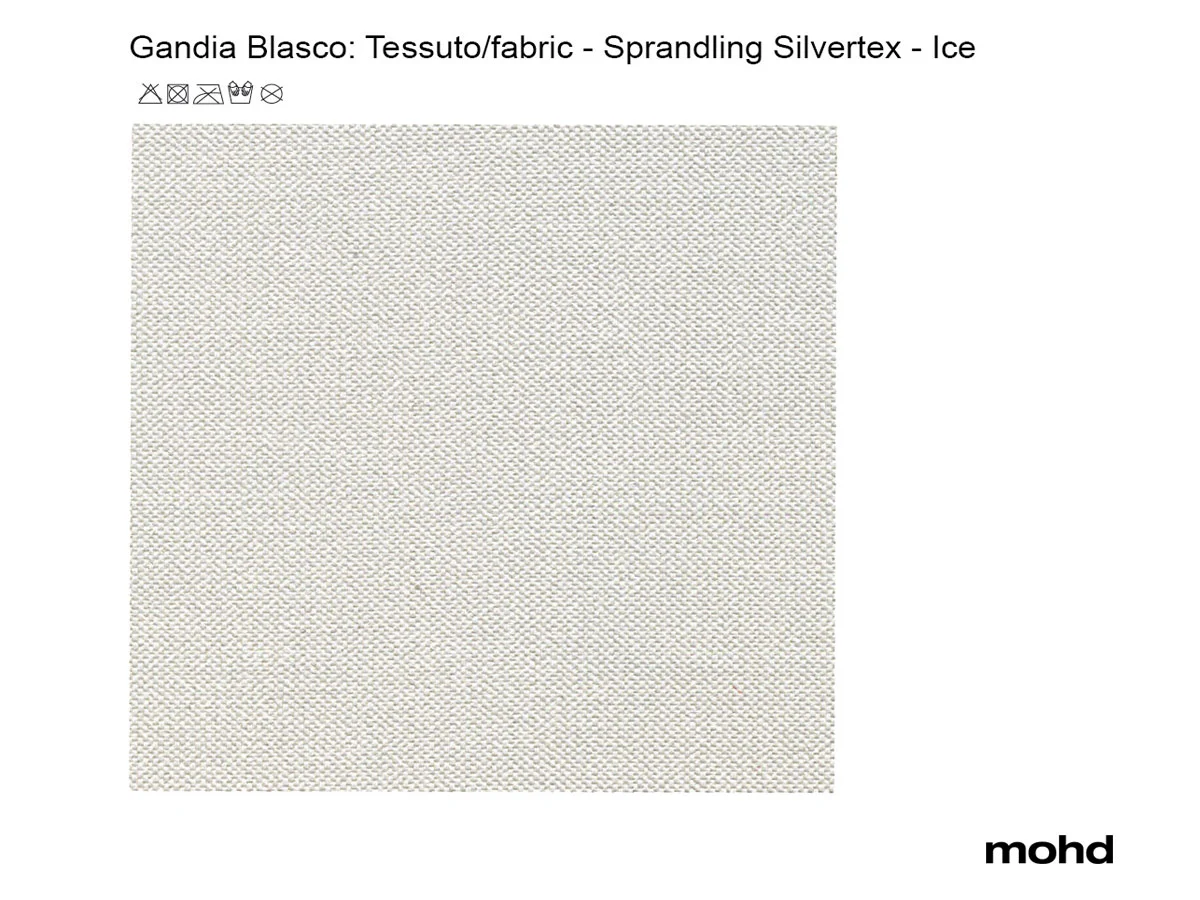 GandiaBlasco Dna Lounge Chair White Silvertex Ice