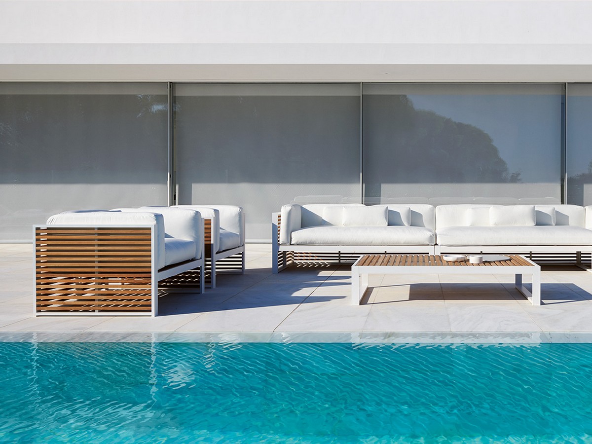 GandiaBlasco Dna Teak 3 Seat Sofa