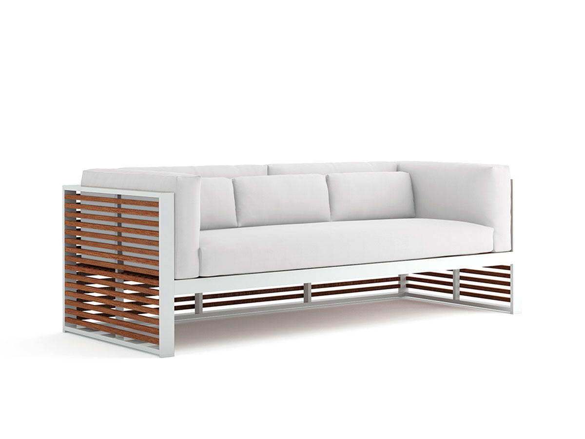 GandiaBlasco Dna Teak 3 Seat Sofa