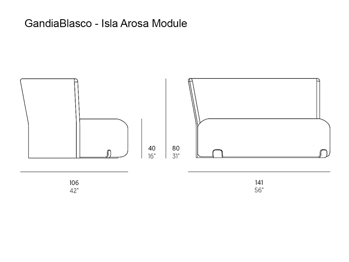 GandiaBlasco Isla Arosa Module