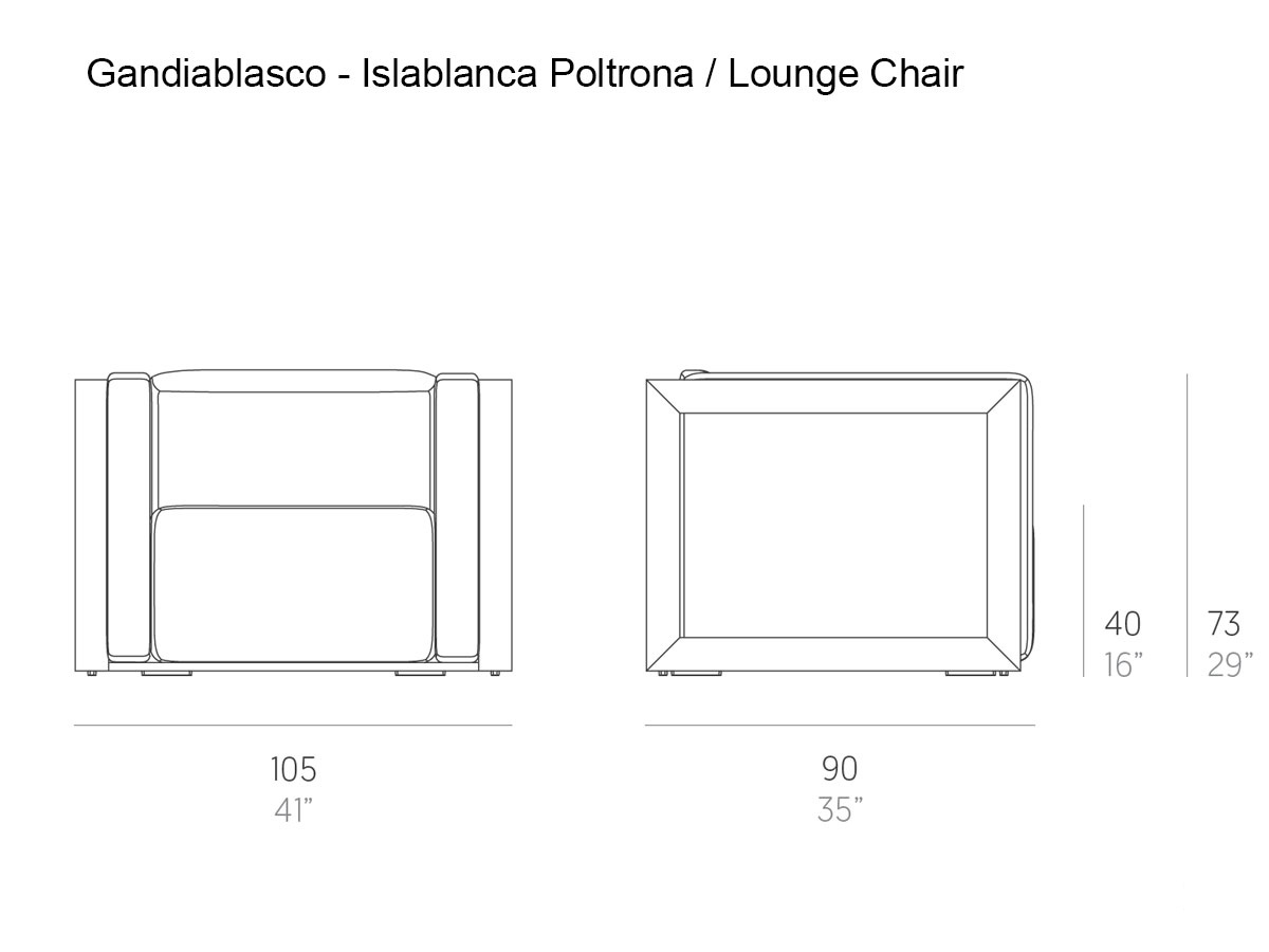 GandiaBlasco Islablanca Lounge Chair