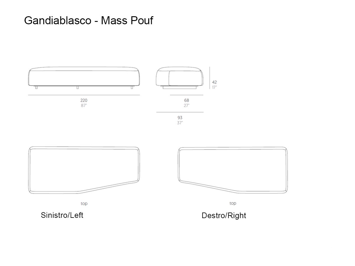 GandiaBlasco Mass Pouf