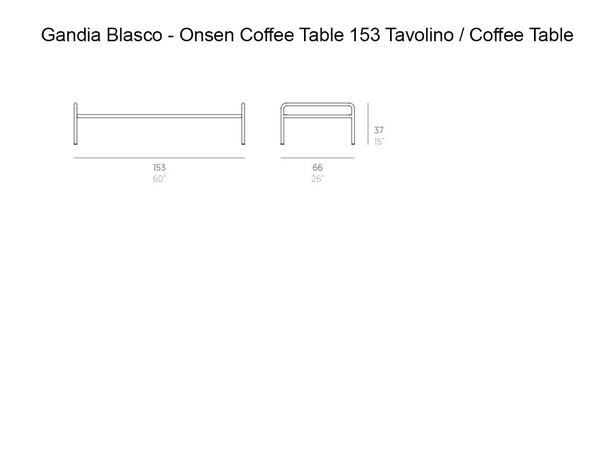 GandiaBlasco Onsen Coffee Table 153