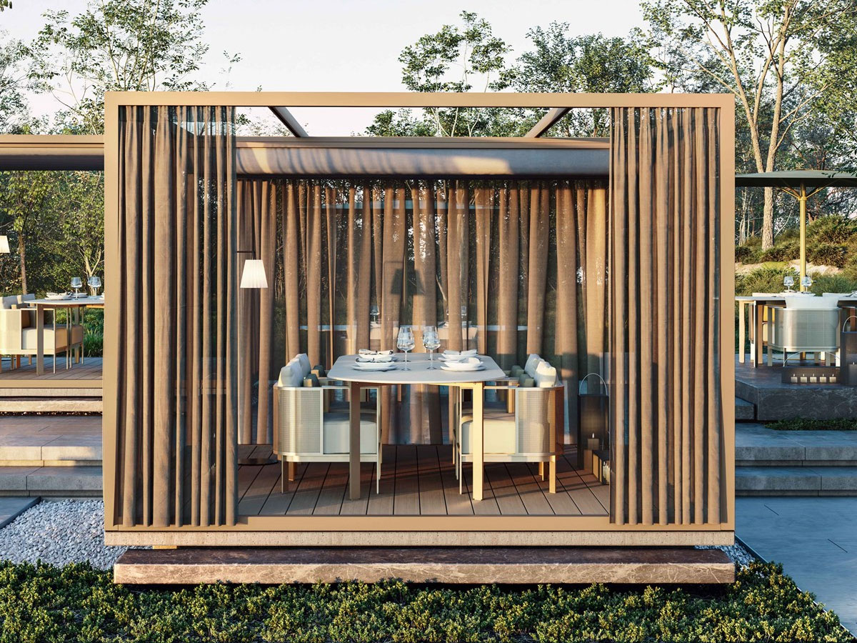 GandiaBlasco Pergolas Module 1 Floor 360x360x250h
