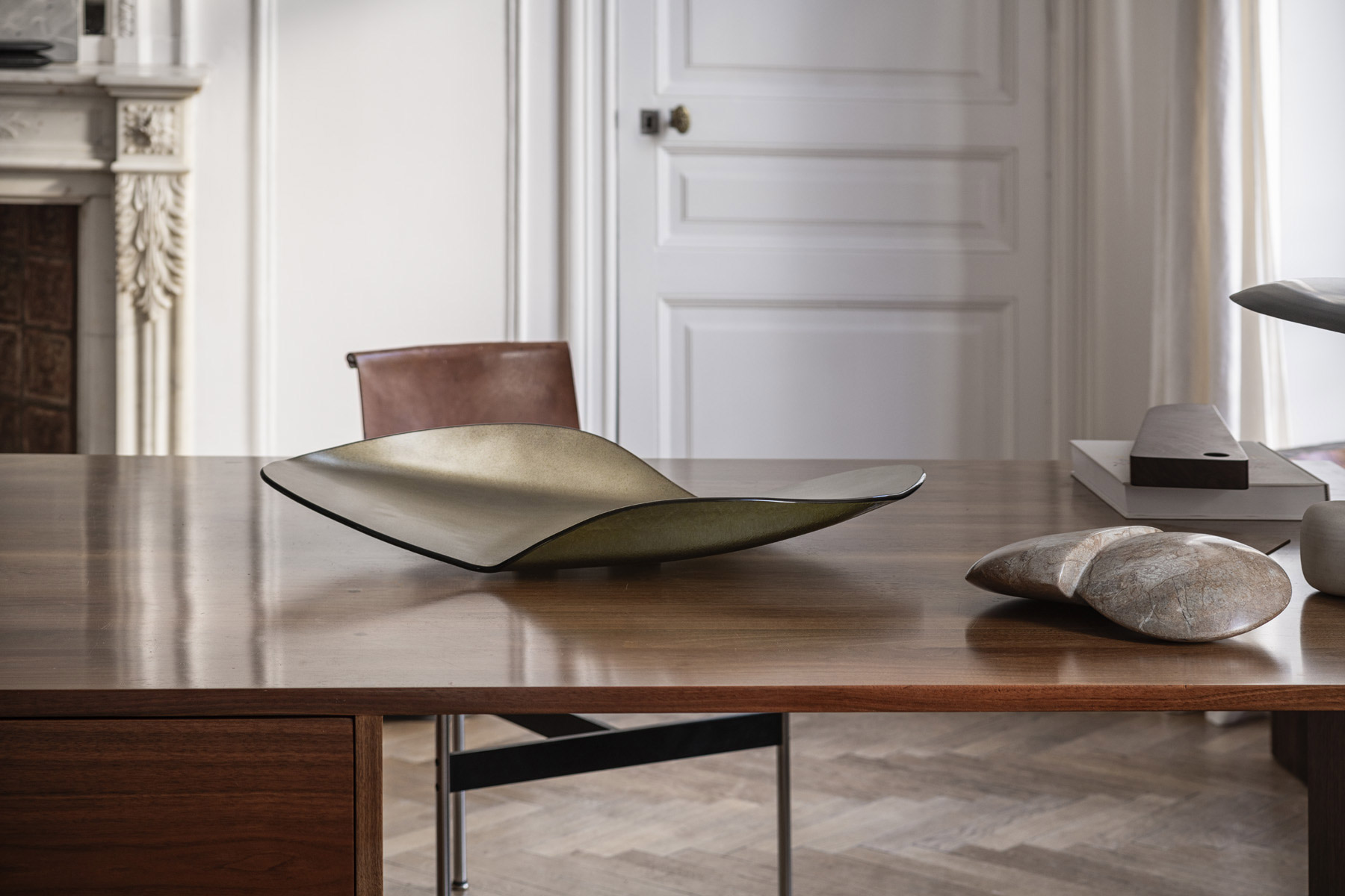 Gardeco Fruteira Paleta Centrepiece Ouro Fosca