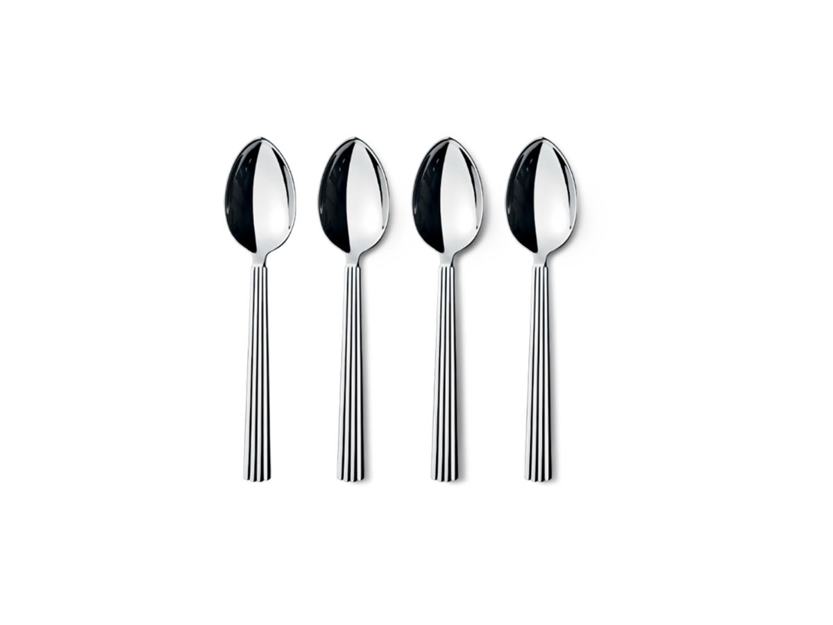 Ложки Georg Jensen Bernadotte, десертная подарочная упаковка · набор 4 шт