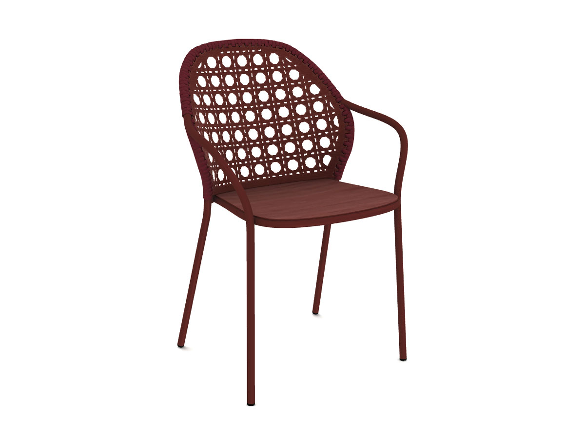 Gervasoni Brise 24 Outdoor Chair With Armrest