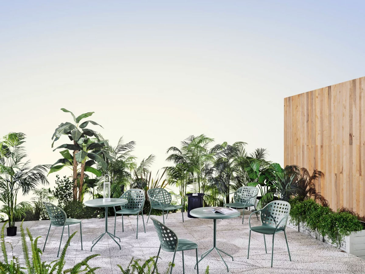 Gervasoni Brise 24 Outdoor Chair With Armrest