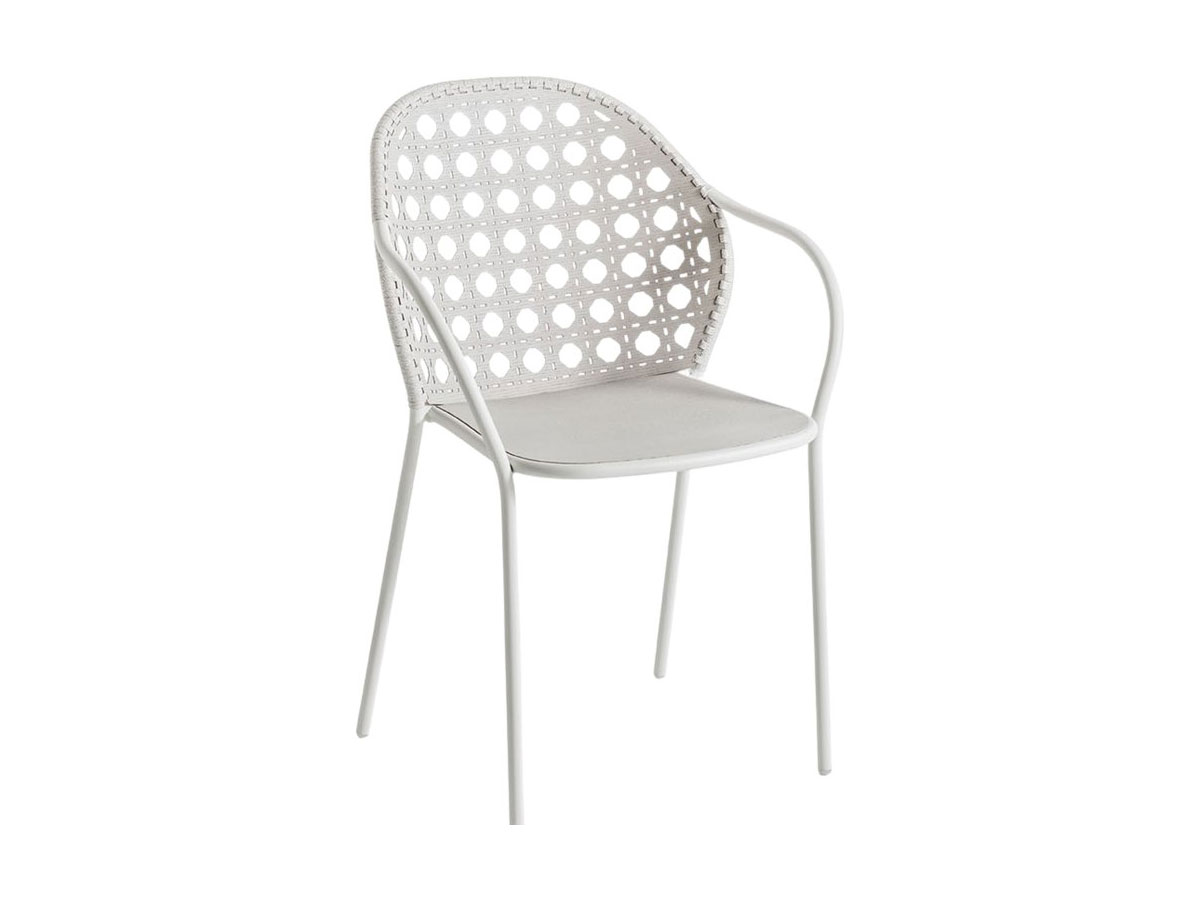 Gervasoni Brise 24 Outdoor Chair With Armrest
