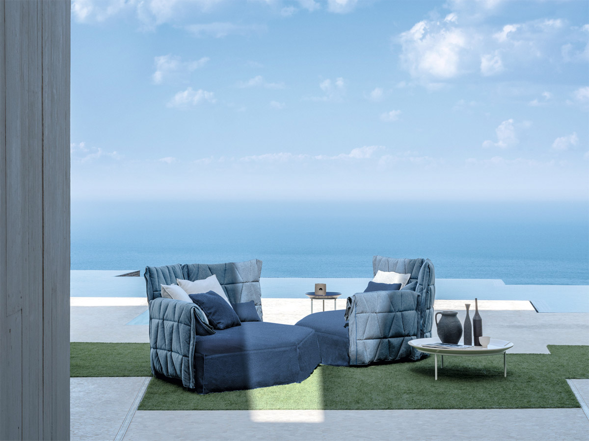 Gervasoni Flair Outdoor Sofa Collection
