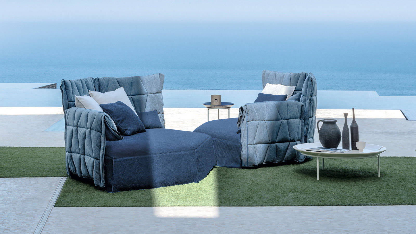Gervasoni Flair Outdoor Sofa Collection