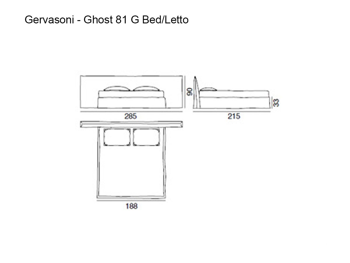 Gervasoni Ghost 81 G Bed