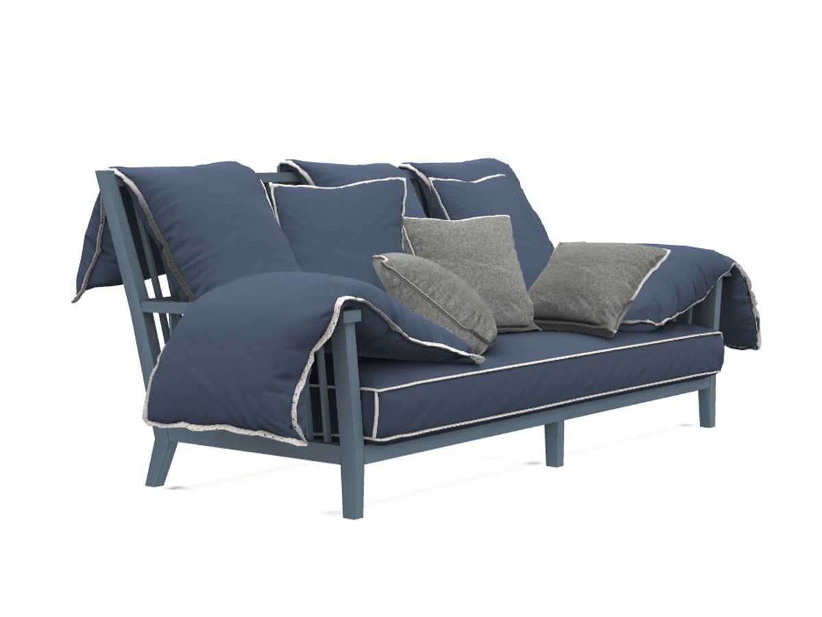 Gervasoni Gray 03 Three Seater Sofa