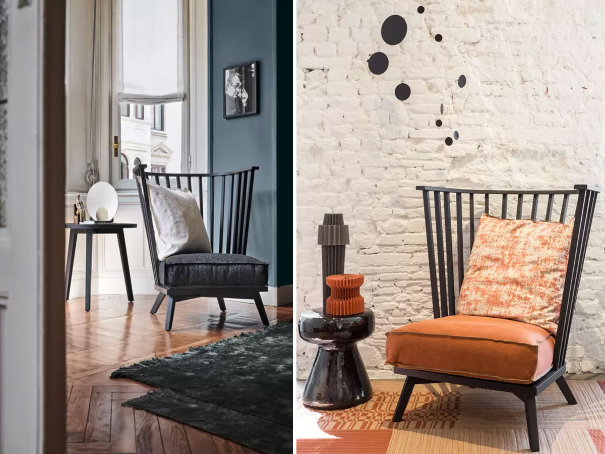 Gervasoni Gray 06 Bergere Armchair