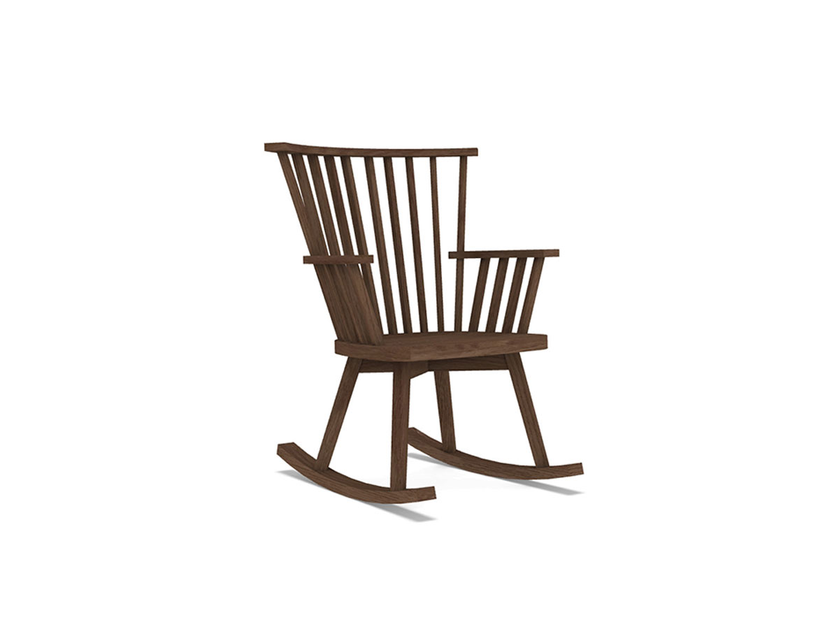 Gervasoni Gray 29 Rocking Chair Canaletto Walnut