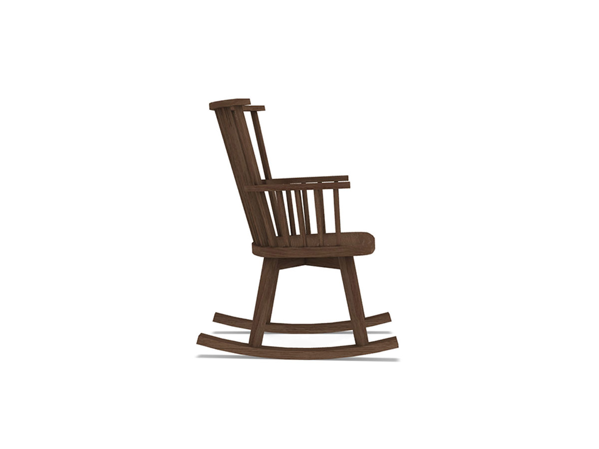 Gervasoni Gray 29 Rocking Chair Canaletto Walnut