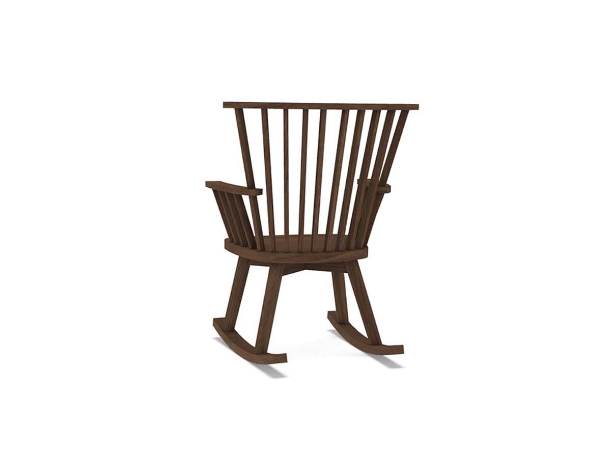 Gervasoni Gray 29 Rocking Chair Canaletto Walnut