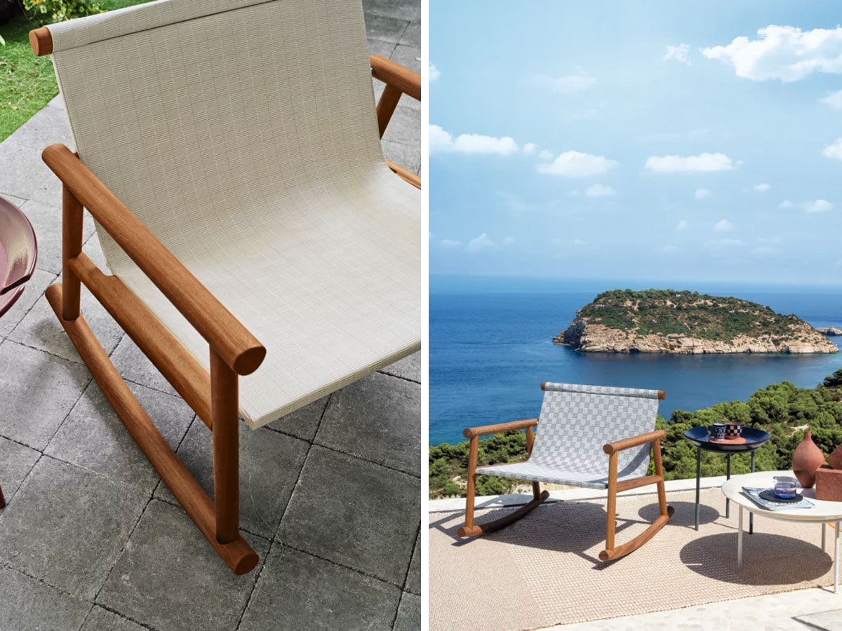 Gervasoni Hashi Rocking Chair
