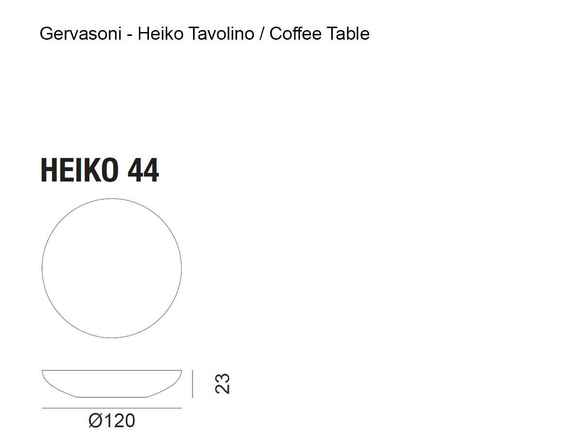 Gervasoni Heiko 44 Coffee Table