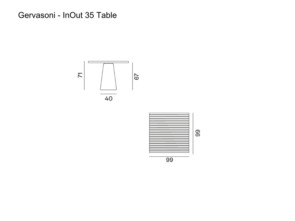 Gervasoni Inout 35 Table