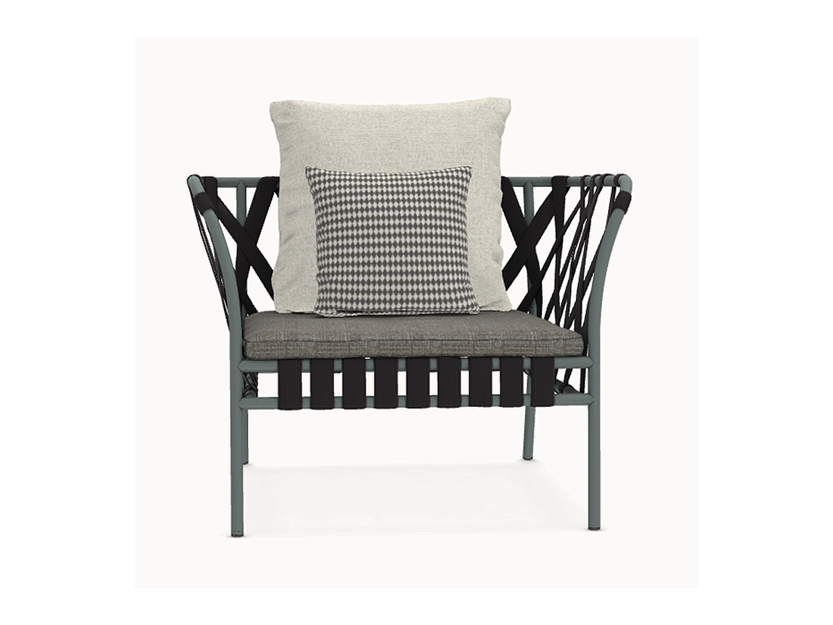 Gervasoni Inout 581 Outdoor Armchair Grey Structure Lisboa 07 Aspen 04 Lisboa 05