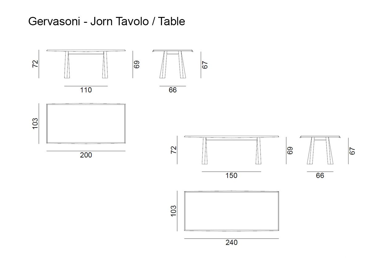 Gervasoni Jorn Table