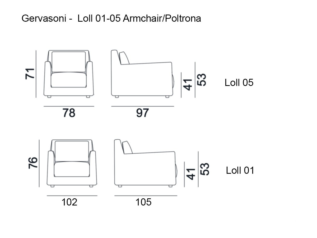 Gervasoni Loll 01 05 Armchair