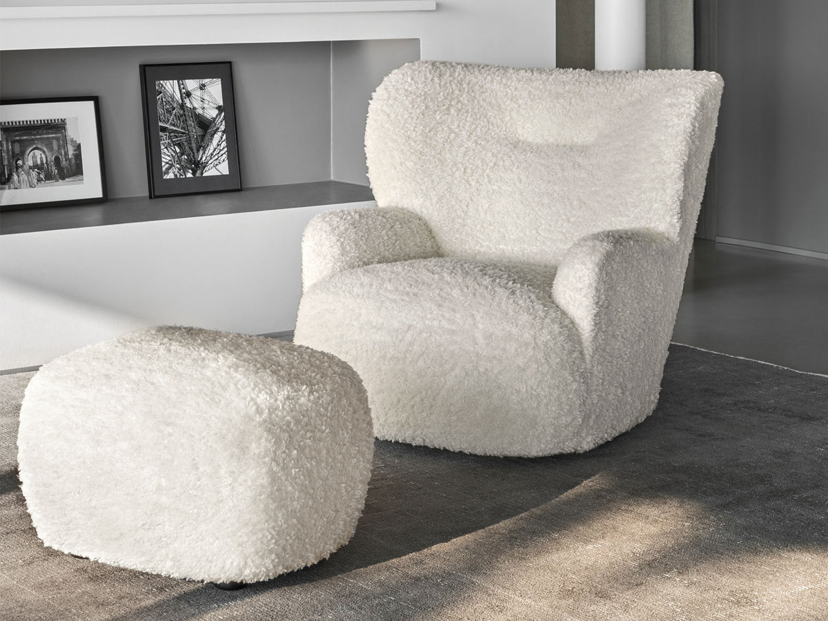 Gervasoni Loll 09 Swivel Armchair