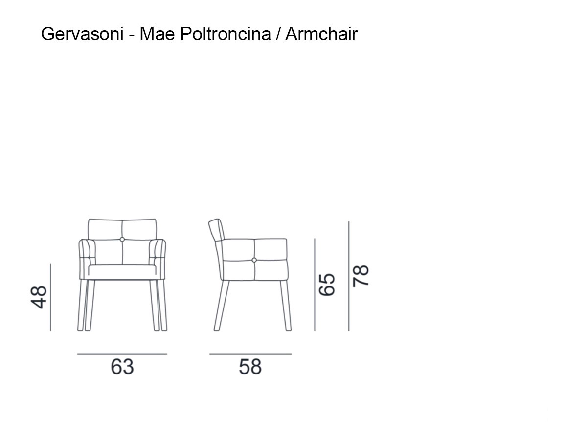 Gervasoni Mae 24 Armchair