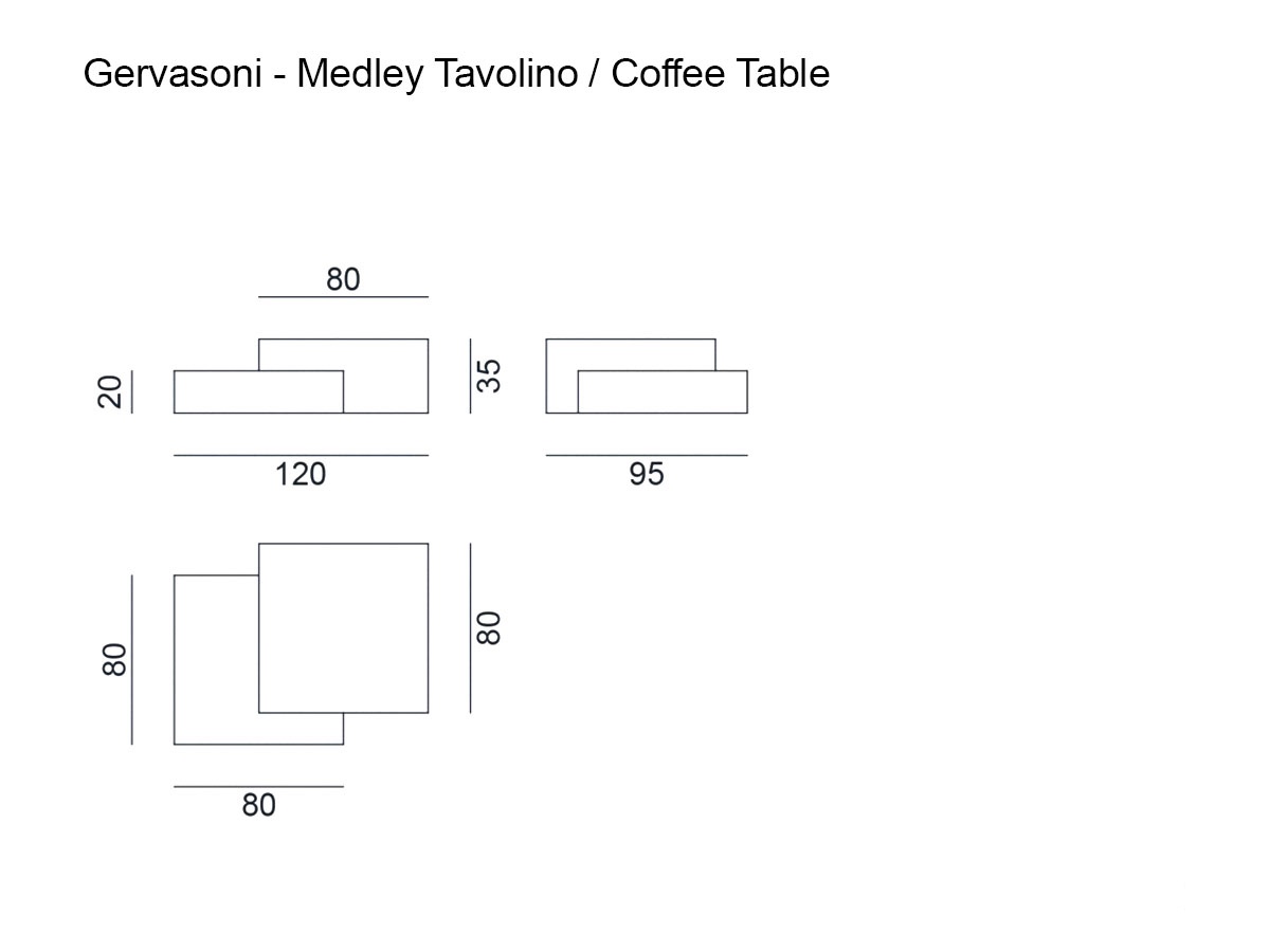 Gervasoni Medley 40 Coffee Table