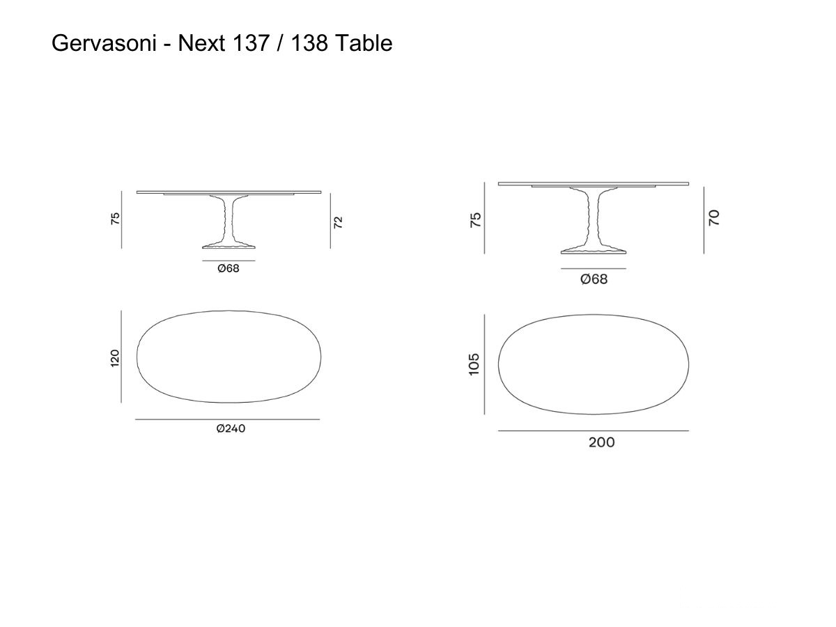 Gervasoni Next 137 138 Table