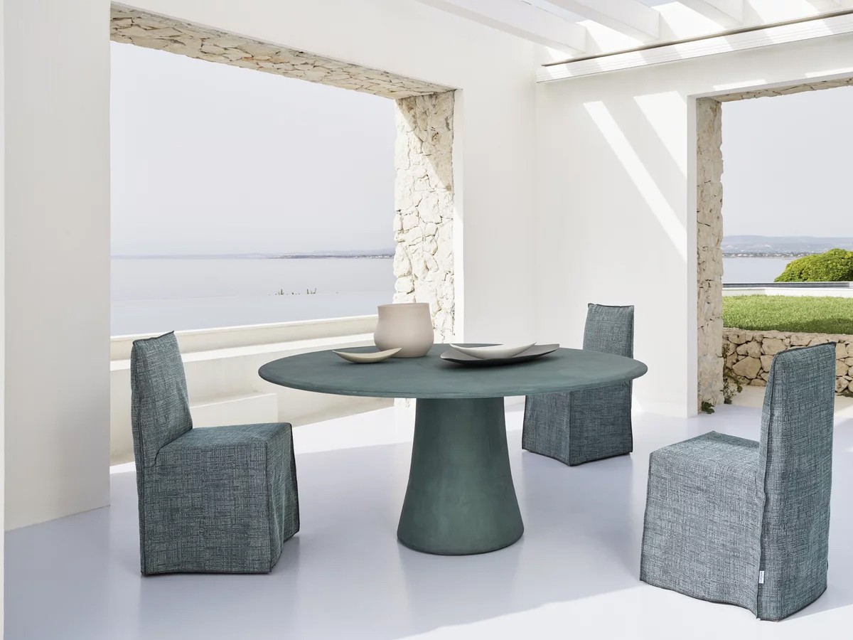 Gervasoni Noa Outdoor Table O 160 Cm Ottanio