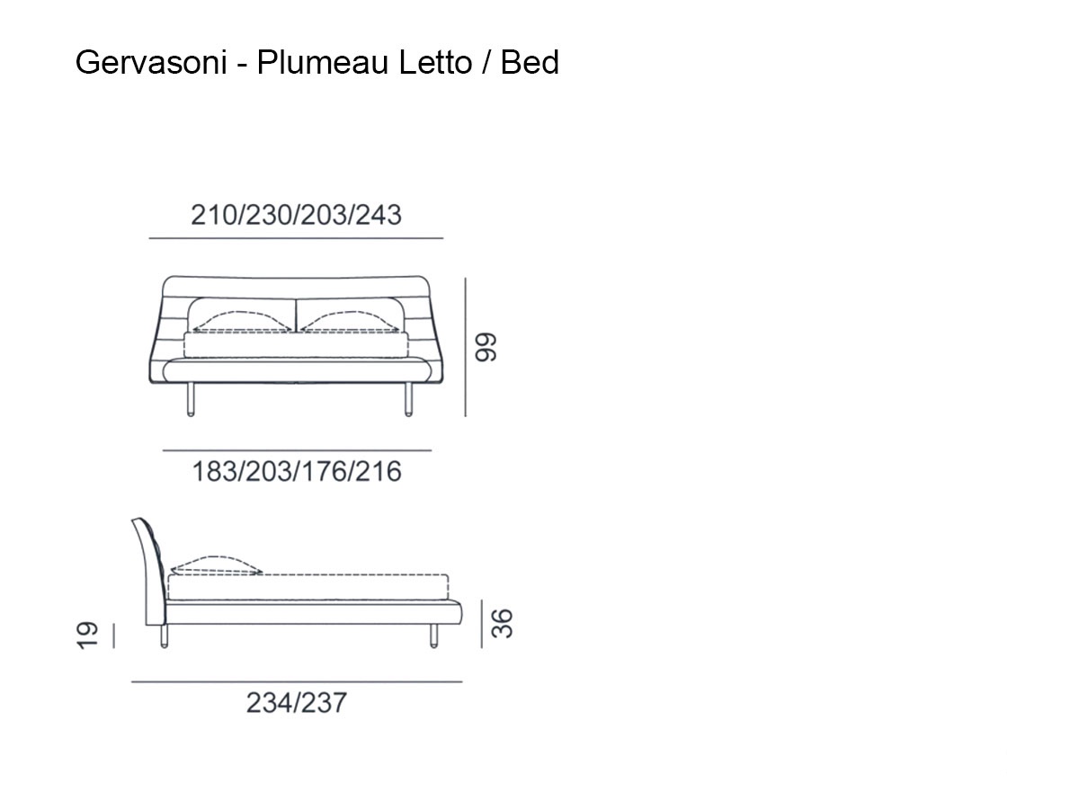 Gervasoni Plumeau Bed