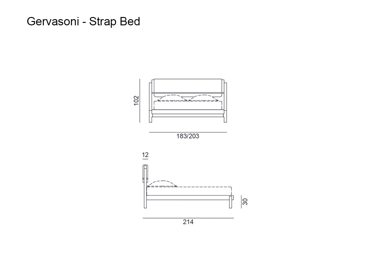 Gervasoni Strap Bed