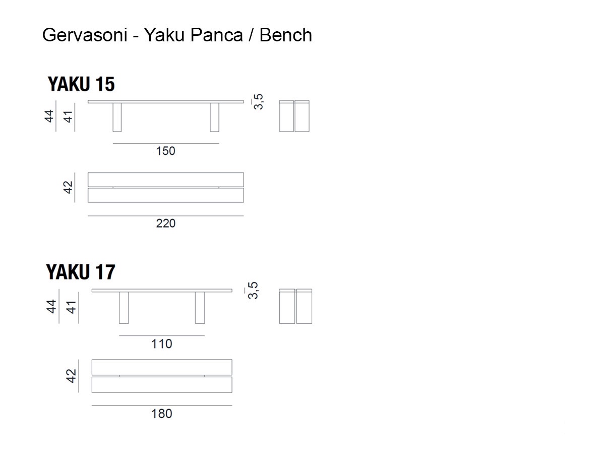 Gervasoni Yaku Bench