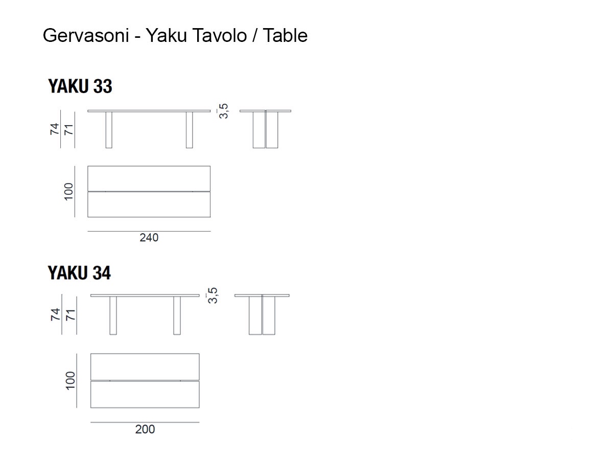 Gervasoni Yaku Table