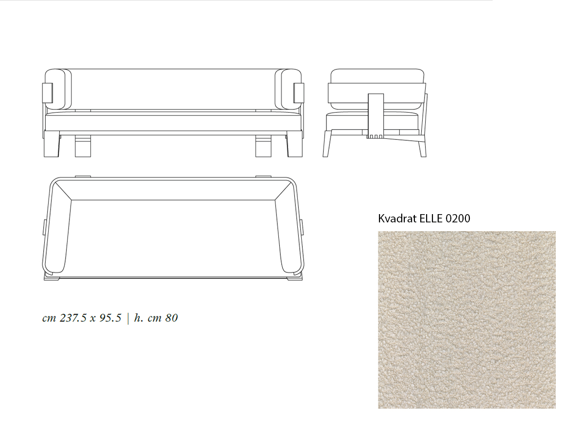 Giobagnara Llana Sofa 3 Seater