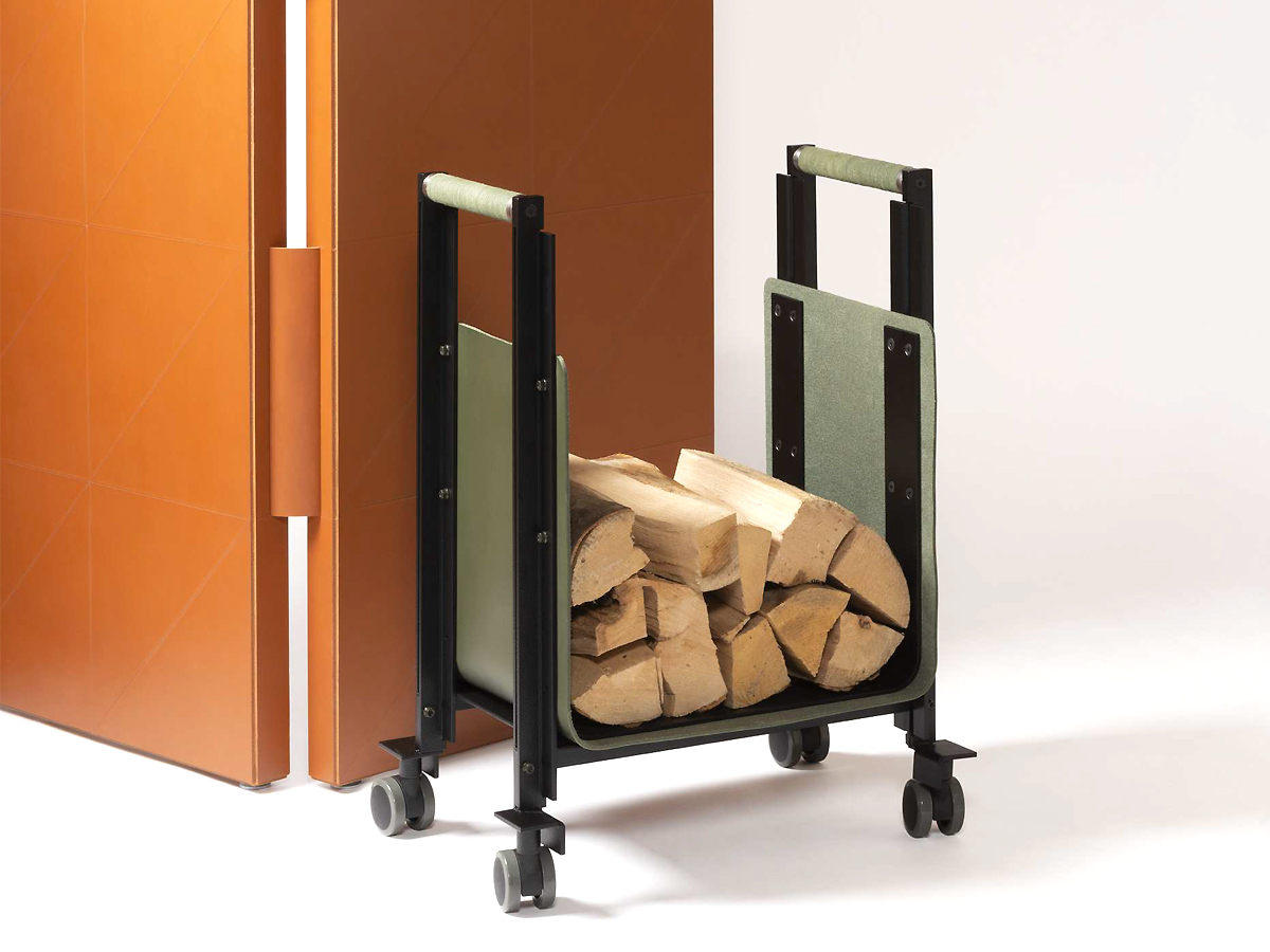 Giobagnara Megeve Firewood Trolley