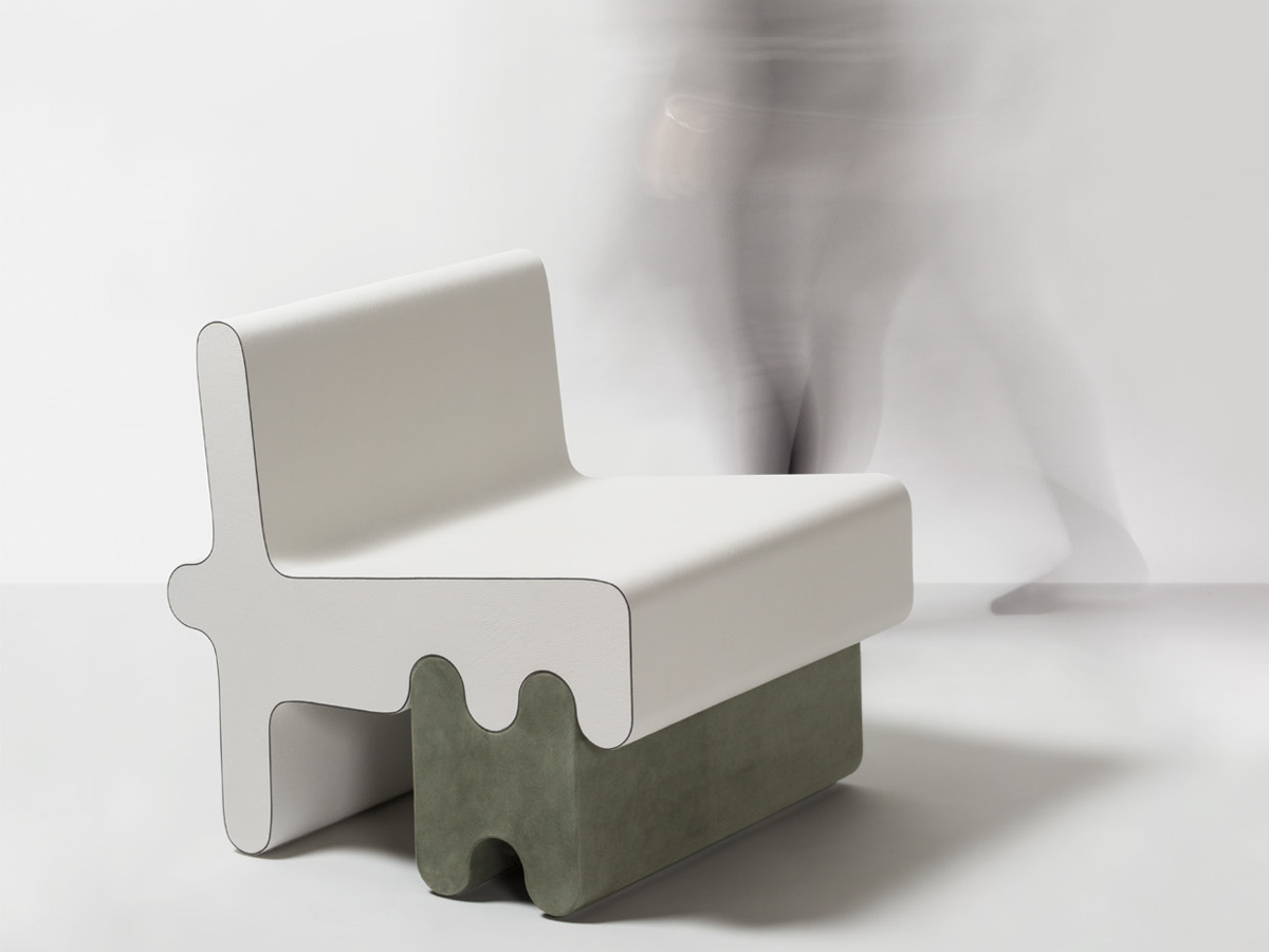Giobagnara Ossicle Leather Armchair