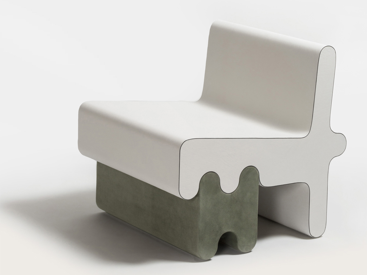 Giobagnara Ossicle Leather Armchair