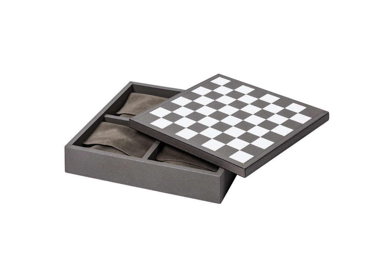 Giobagnara Triple Game Box Chess Draughts Domino