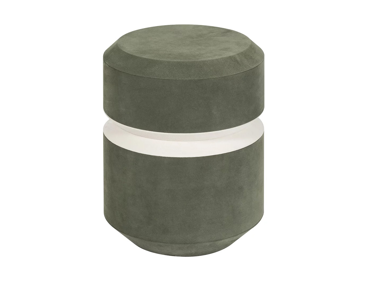 Giobagnara Yoyo Suede Pouf Pouf