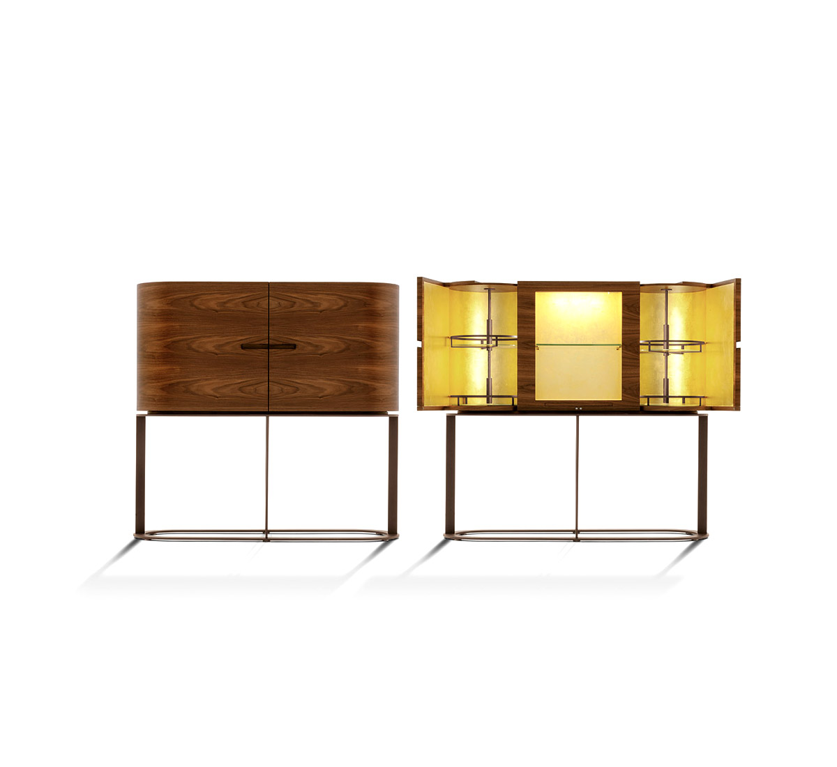 Барный шкаф Giorgetti Ino, 2 дверцы