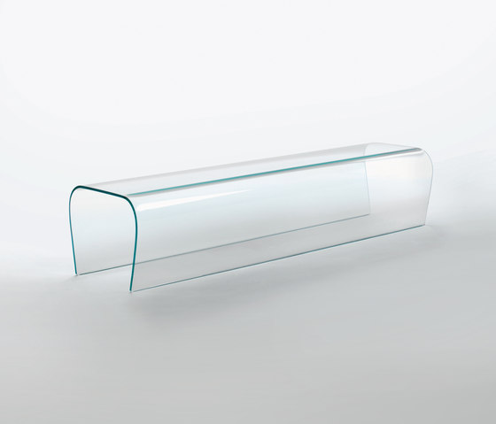 Glas Italia Bent Glass Bench