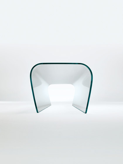 Glas Italia Bent Glass Bench