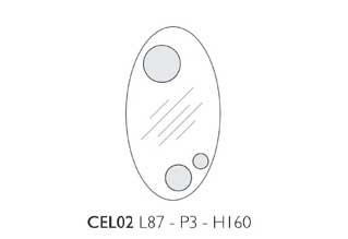 Glas Italia Celeste Oval Mirror