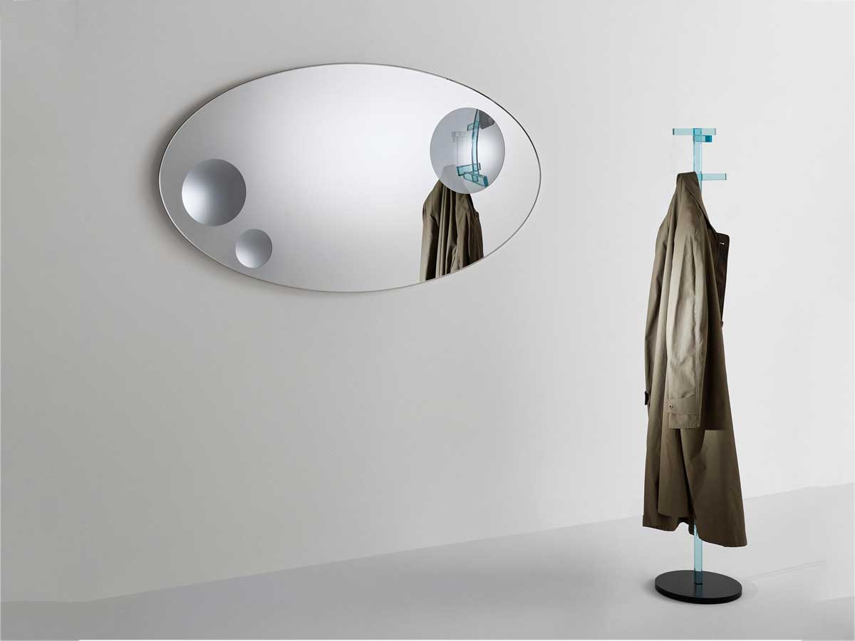 Glas Italia Celeste Oval Mirror