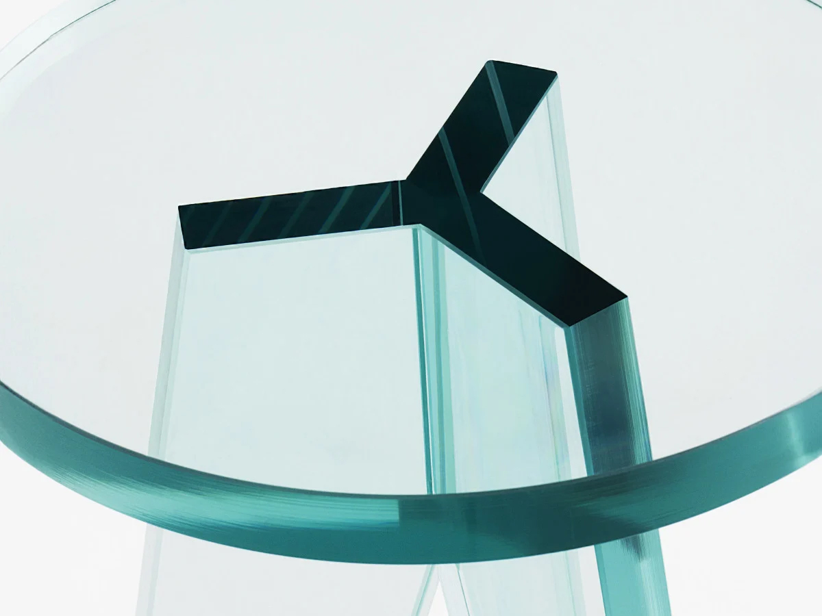 Glas Italia Crystal Stool